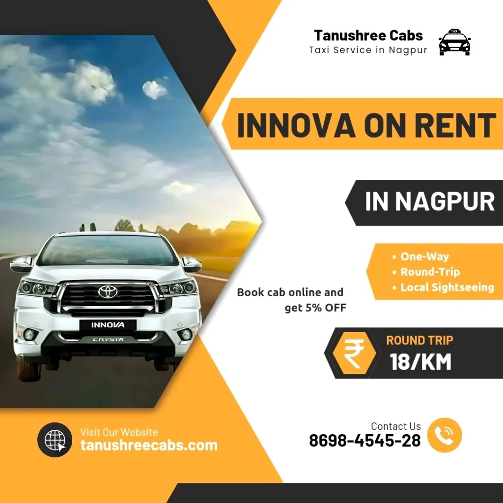 Innova on rent in Nagpur