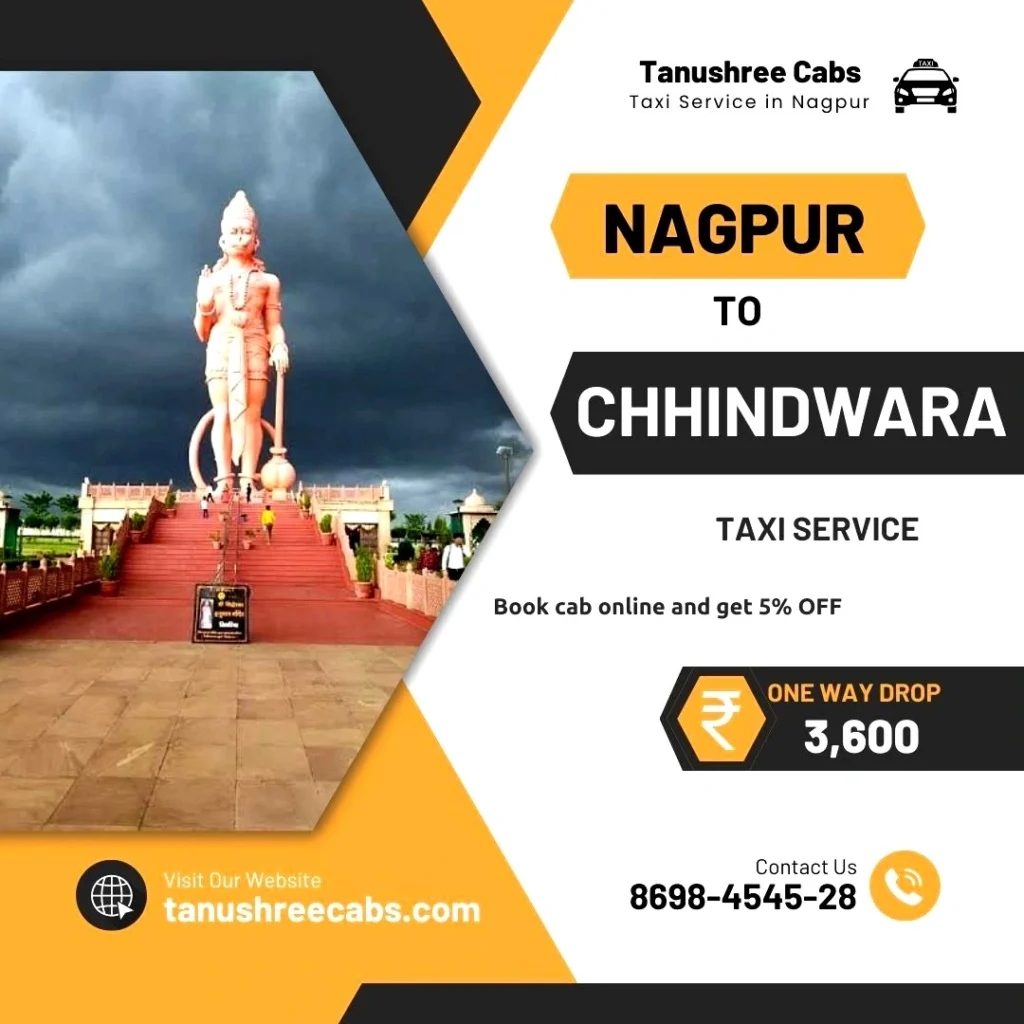 Nagpur to Chhindwara Taxi