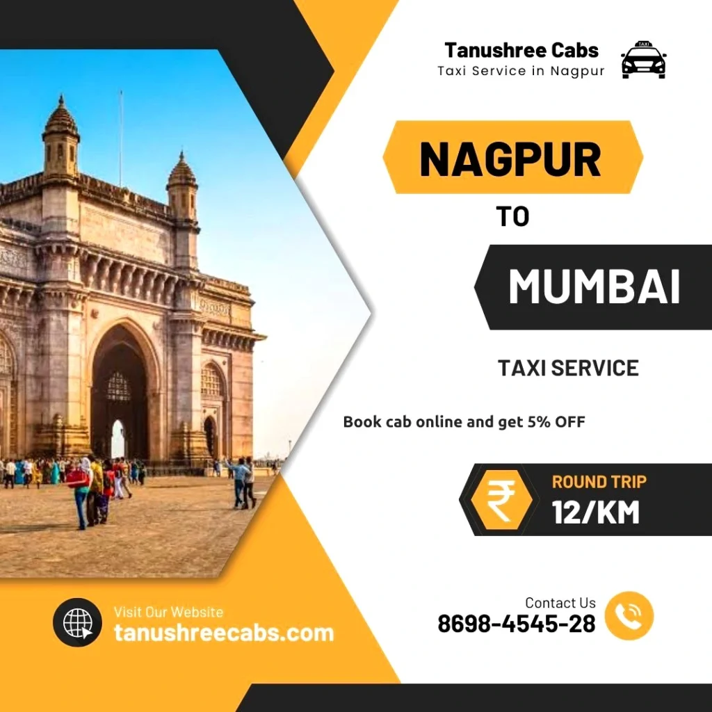 Nagpur to Mumbai Taxi Service