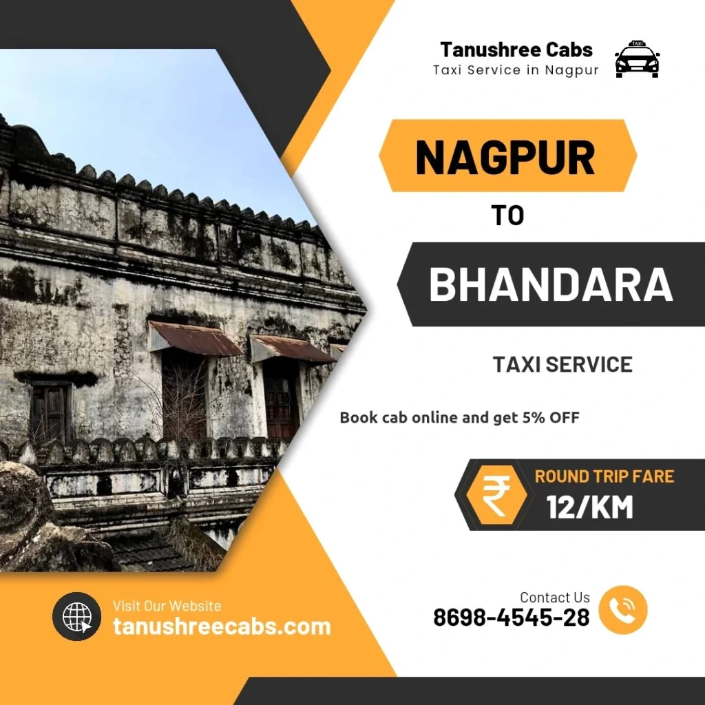 Nagpur to Bhandara Taxi Service