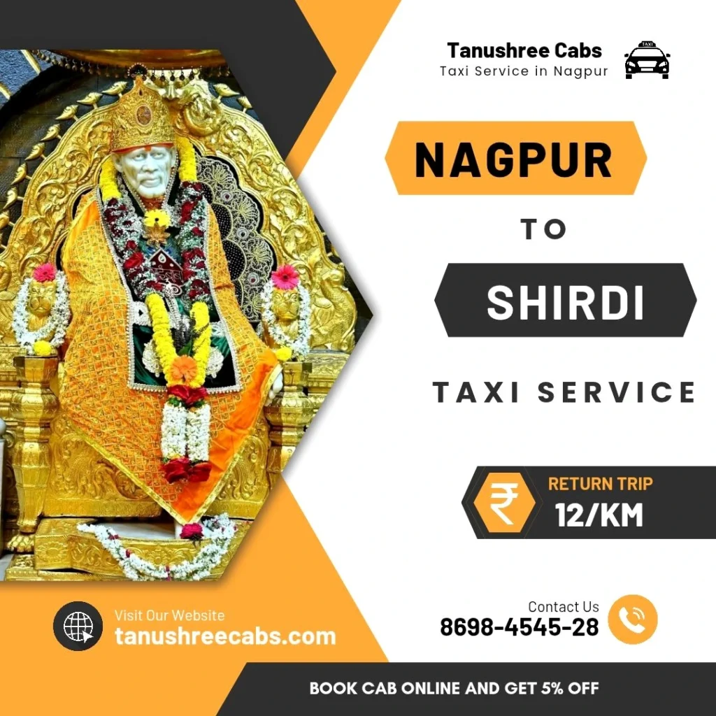 Nagpur to Shirdi Taxi Service