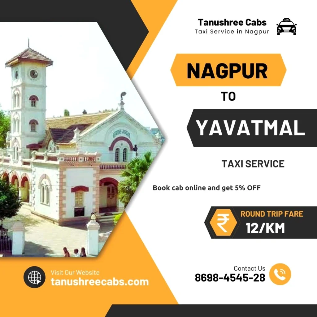 Nagpur to Yavatmal Taxi Service