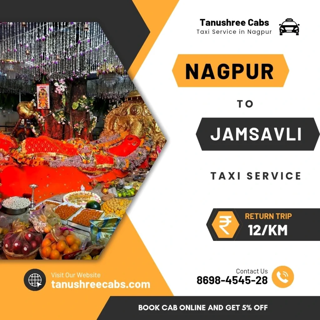 Nagpur to Jamsavli Taxi Service