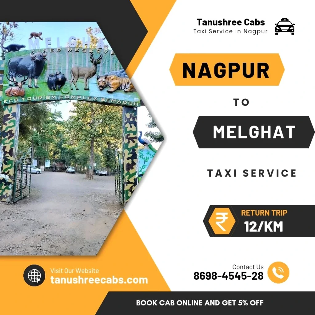 Nagpur to Melghat Taxi Service