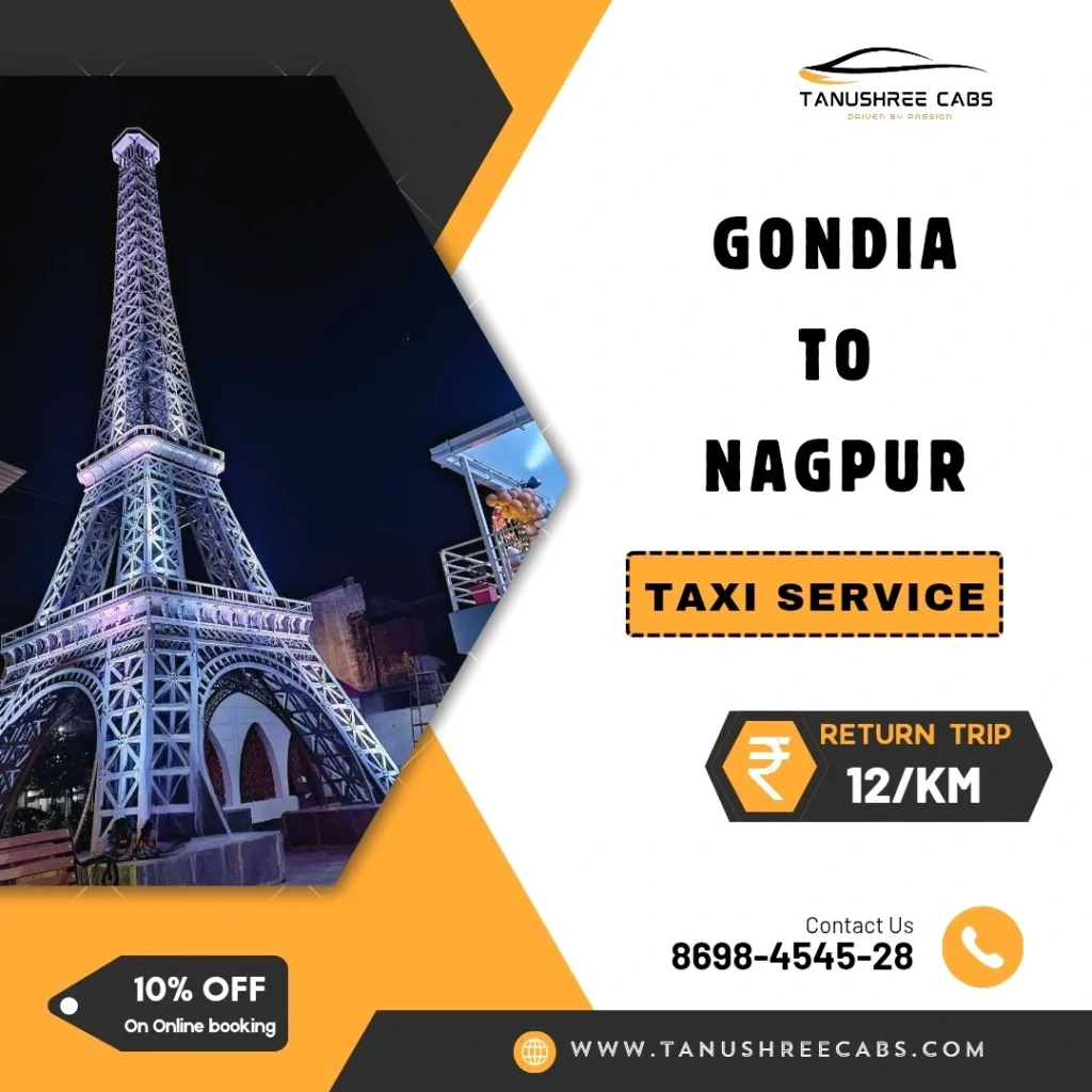 Gondia to Nagpur taxi service