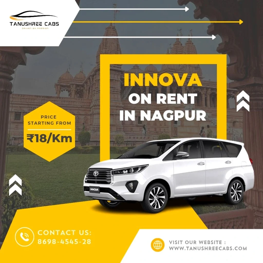 Innova on rent in Nagpur