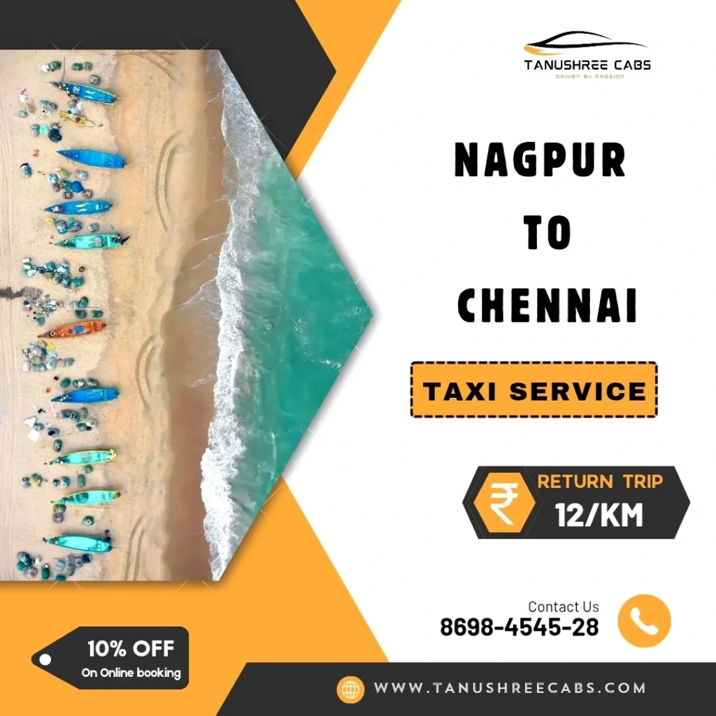 Nagpur to Chennai Taxi Service