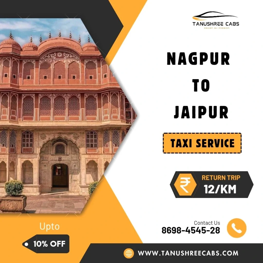 Nagpur to Jaipur Taxi