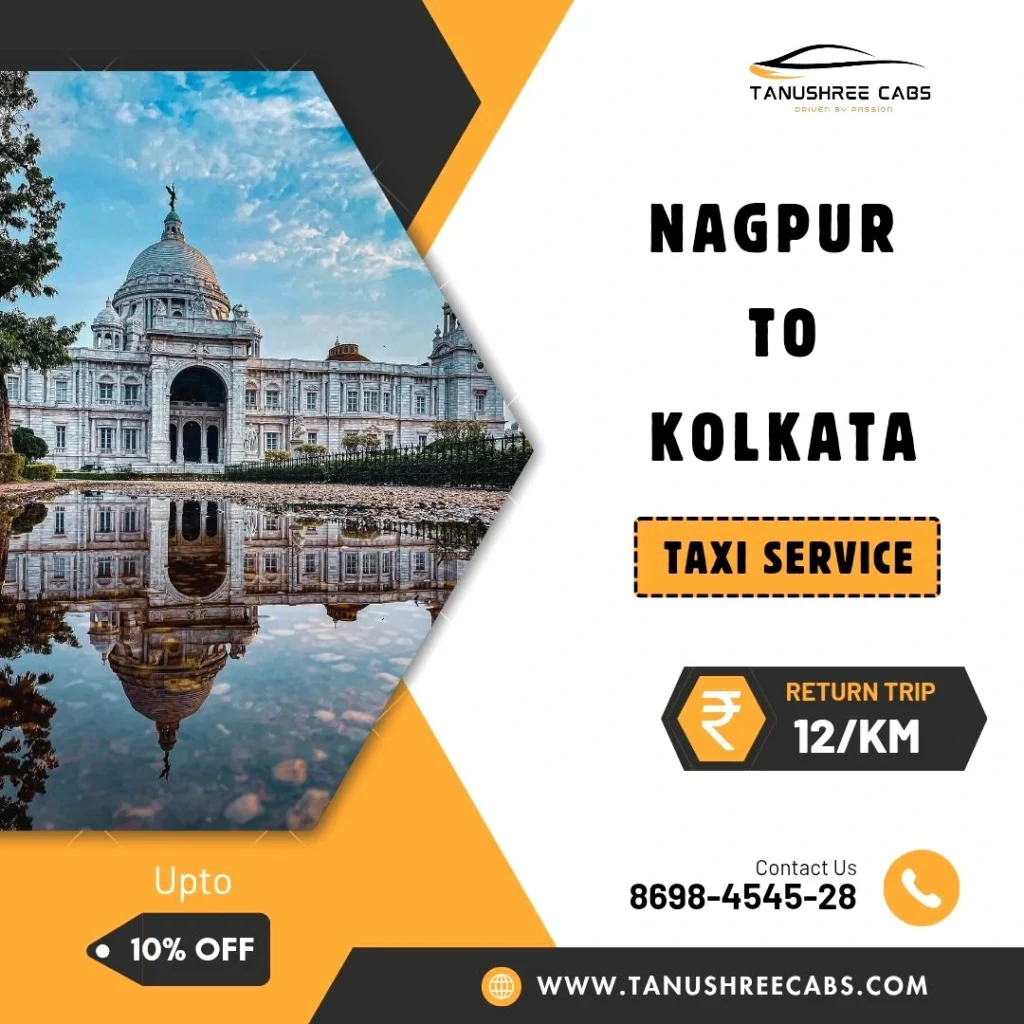 Nagpur to Kolkata Taxi Service