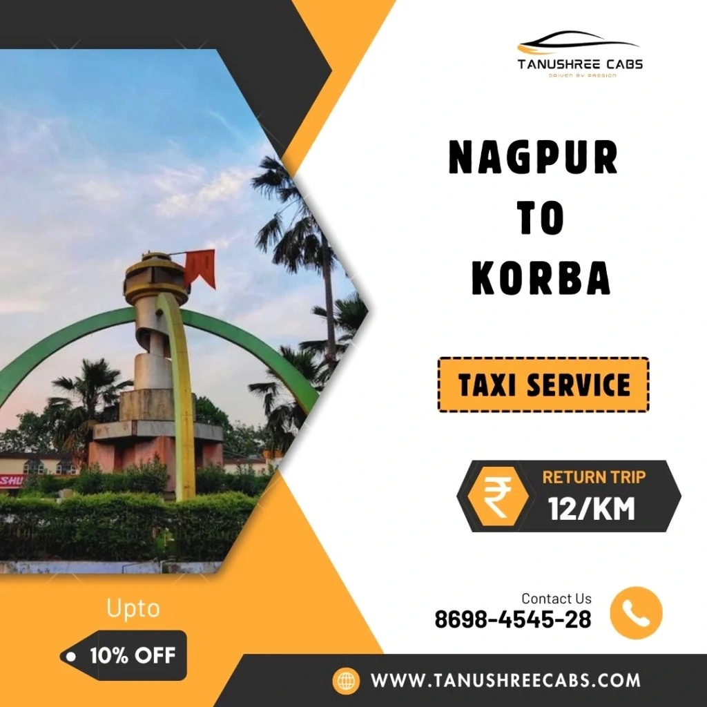 Nagpur to Korba Taxi Service