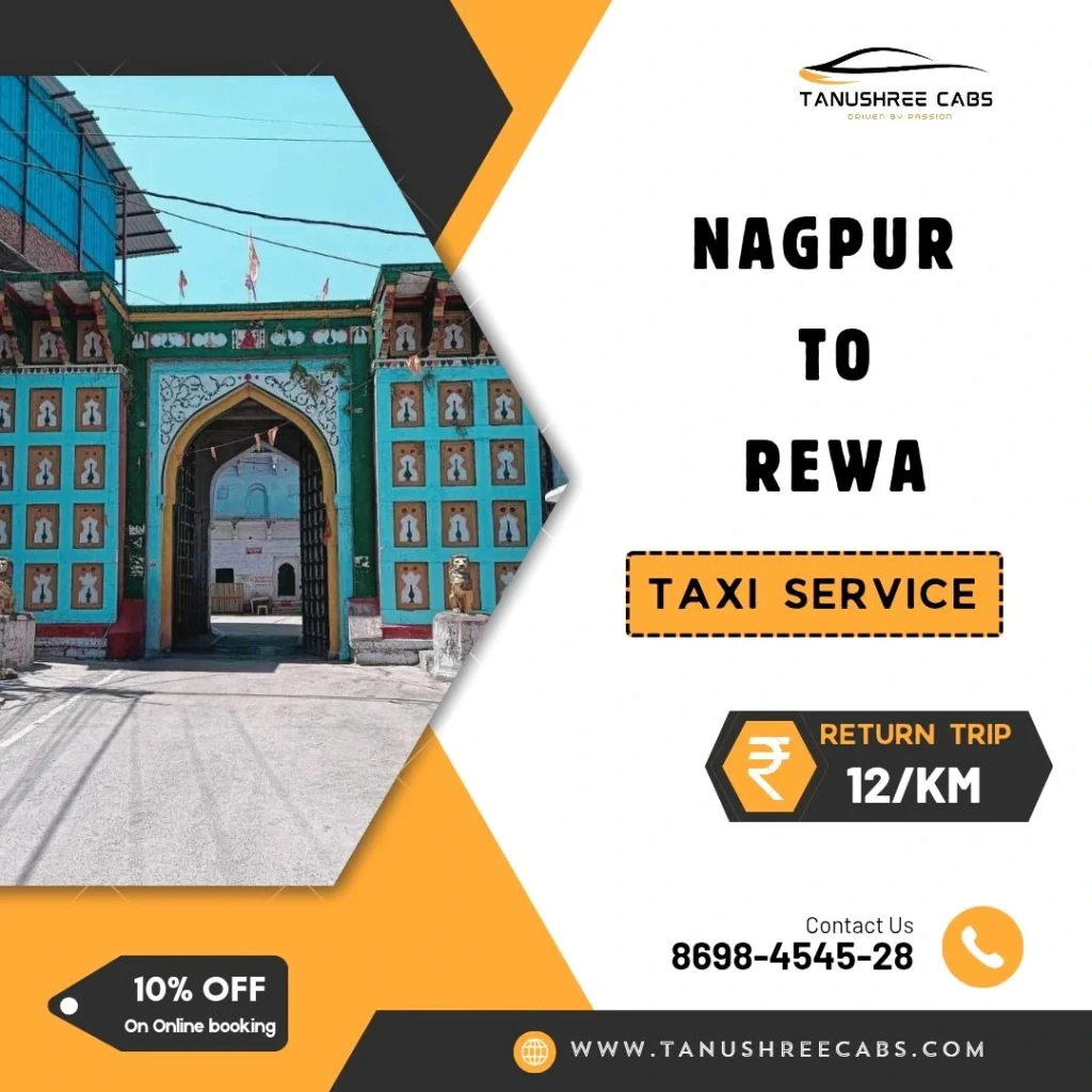 Nagpur to Rewa Taxi Service