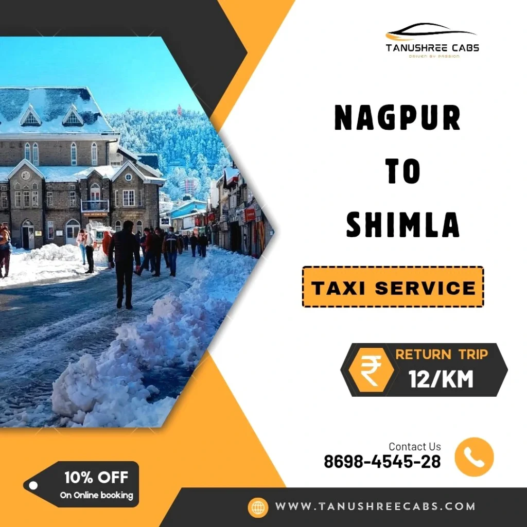 Nagpur to Shimla Taxi Service