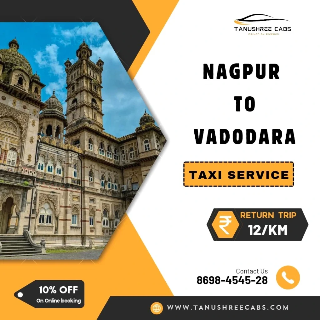 Nagpur to Vadodara Taxi Service