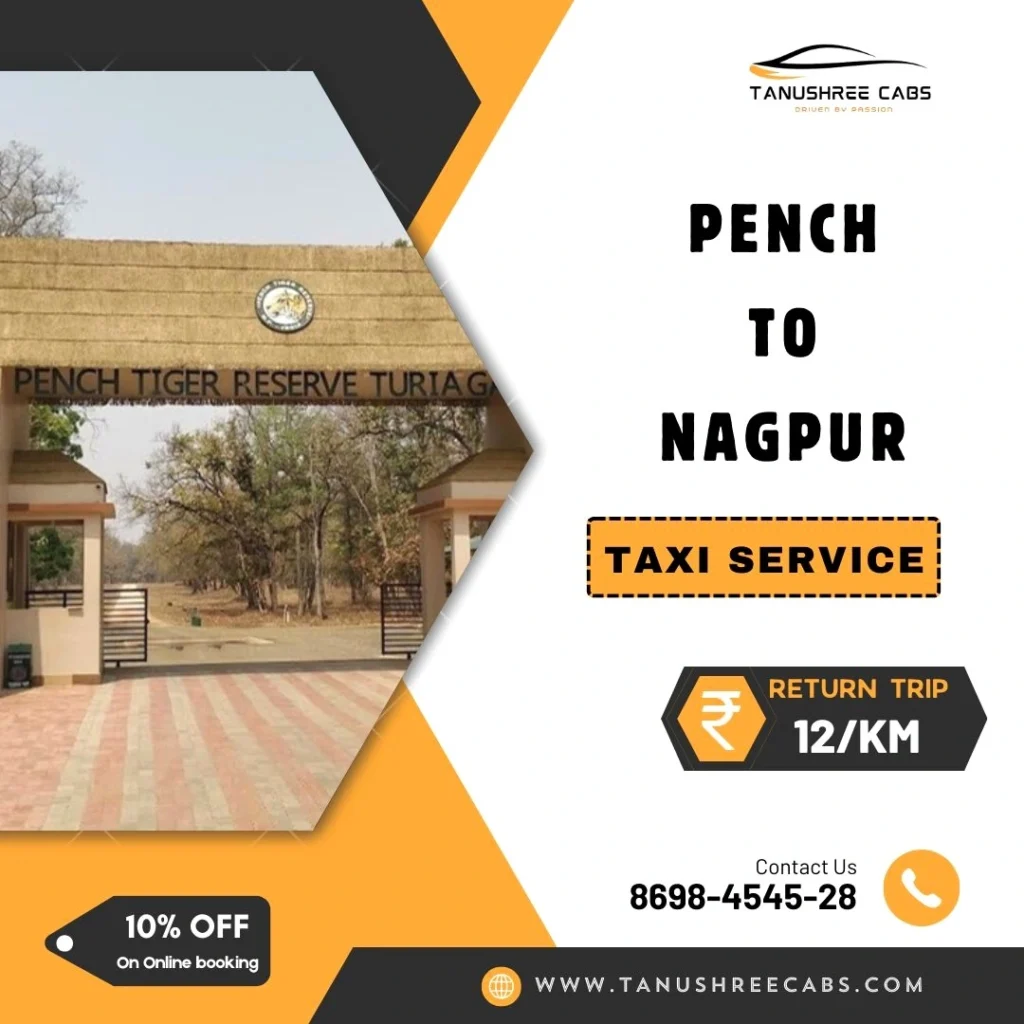 Pench to Nagpur taxi service