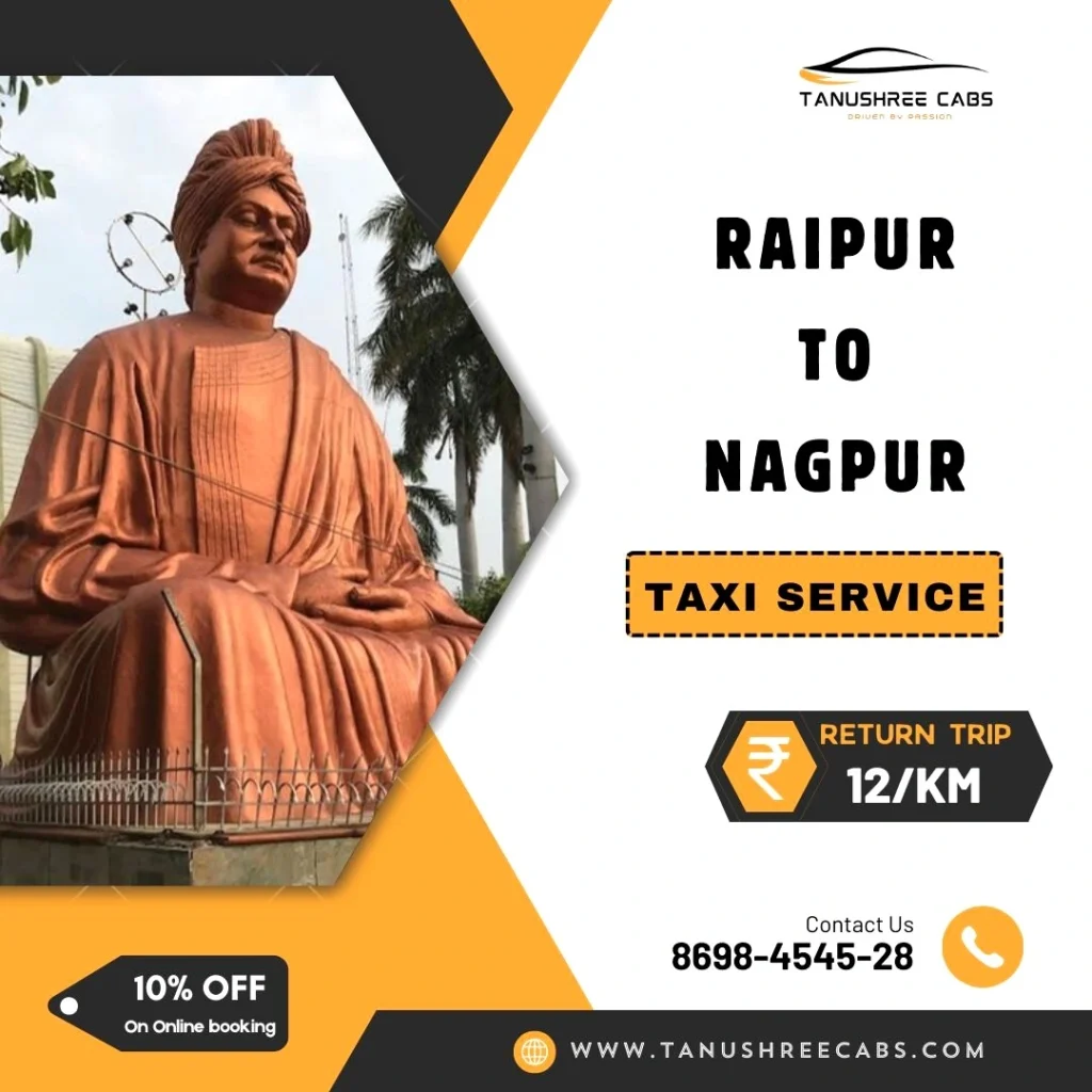 Raipur to Nagpur taxi service