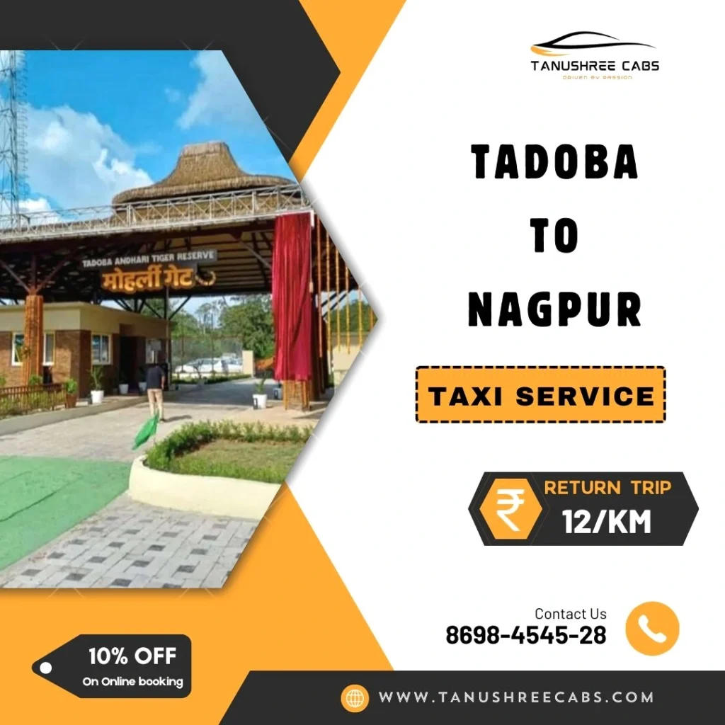 Tadoba to Nagpur taxi service